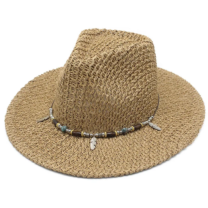 

Новая соломенная шляпа в этническом стиле AliExpress для весны и лета, пляжная шляпа для защиты от солнца для мужчин и женщин