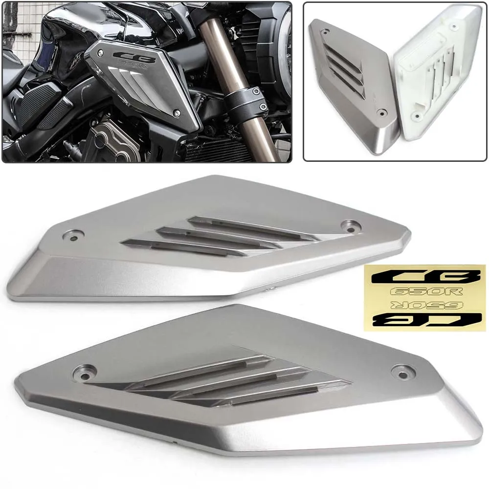 2Pcs Motorcycle Intake Cover Fairing Side Panel Protector Shell For Honda CB650R 2019 2020 2021 Accessories