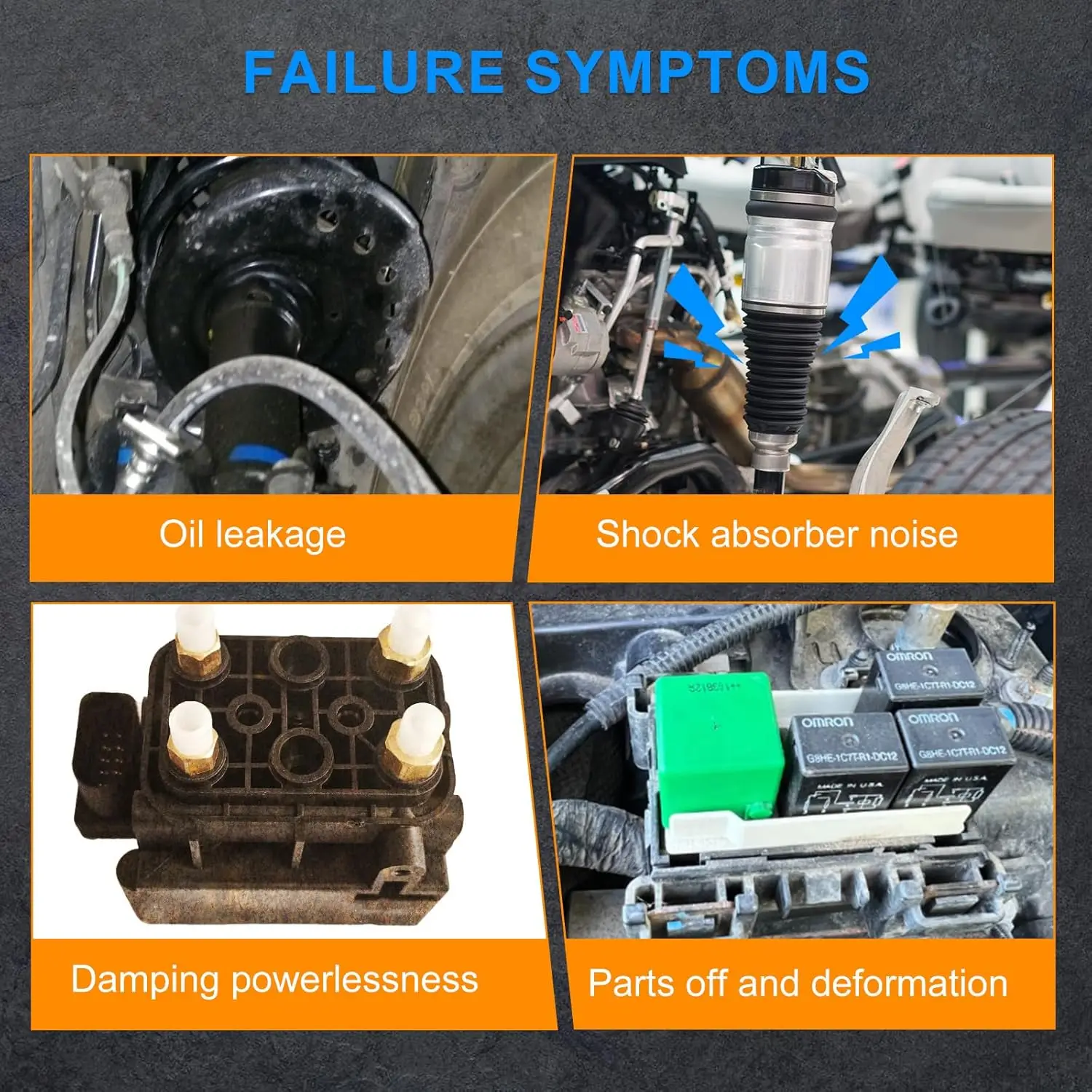 

Compressor Valve Block Compatible with Mercedes-Benz S-Class W220 For A2203200258