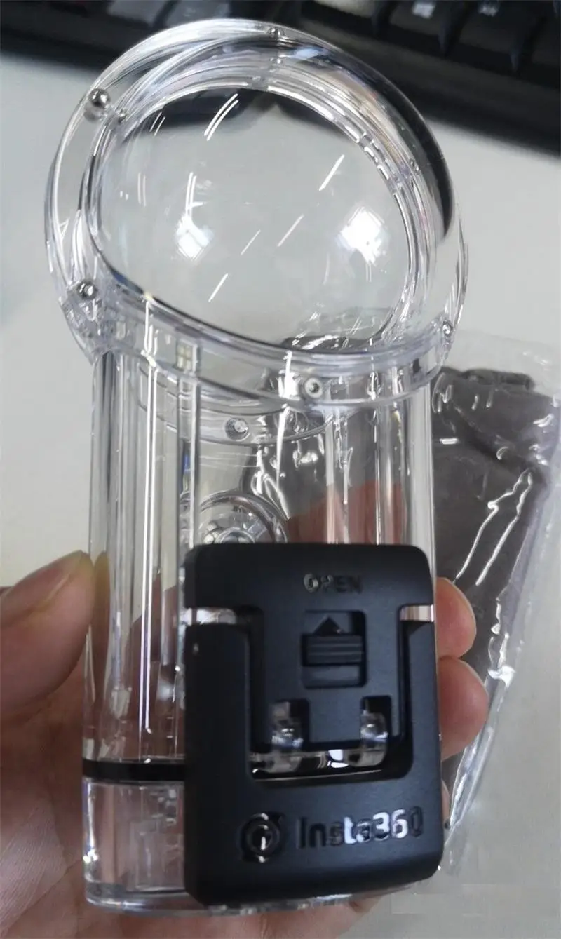 30m caso à prova dwaterproof água original caso de mergulho para insta360 um x caixa proteção subaquática quadro habitação mergulho 360 câmera panorâmica