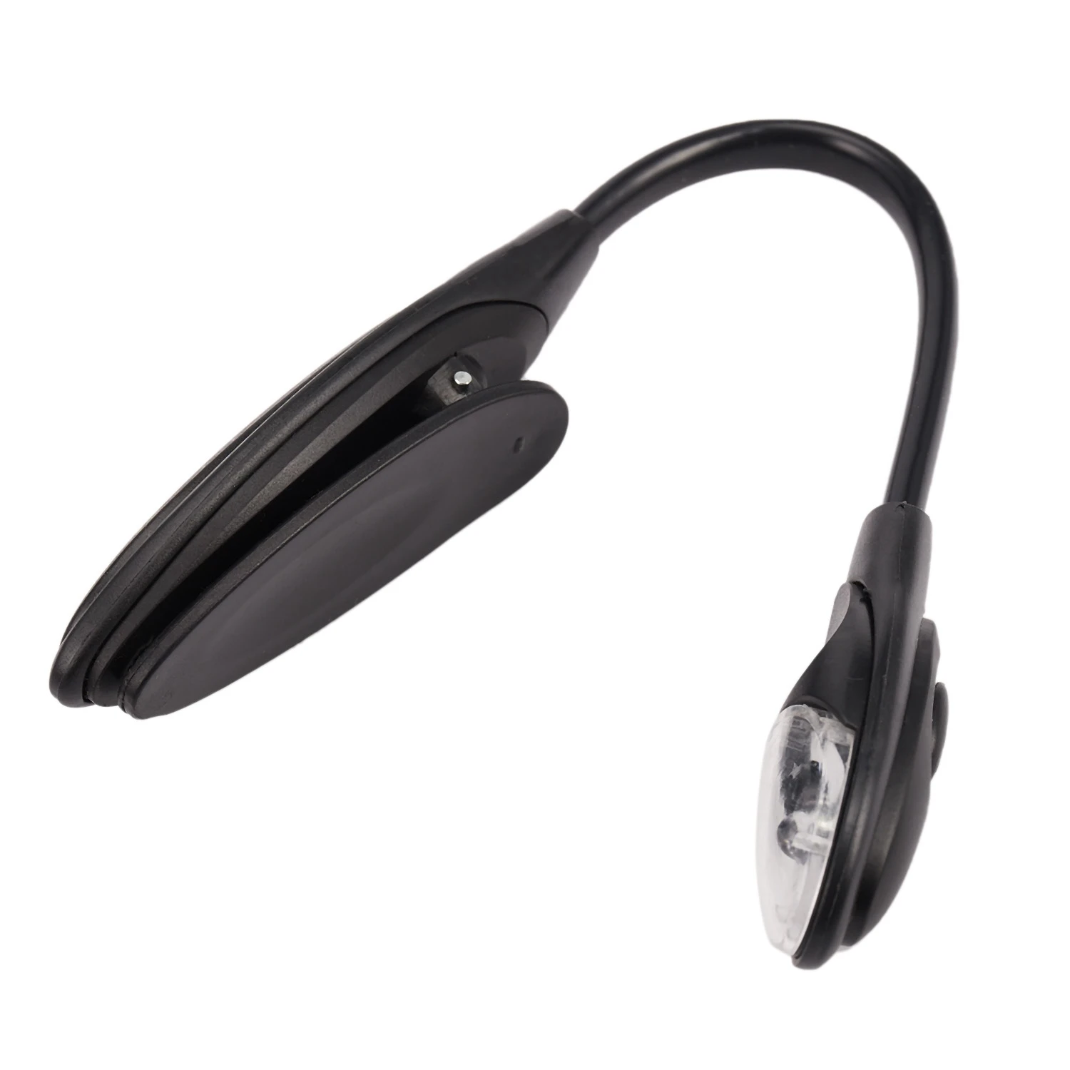 Abzv-mini flexível clip-on brilhante booklight led viagem livro lâmpada de leitura luz branca titular do livro pequena lâmpada de mesa luz pequena
