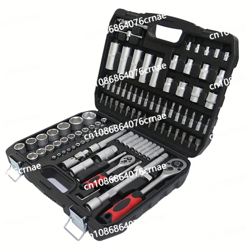 

Multifunction Car Repair Tool Kit 108 Pieces Manual Combination Tool for Workshop Mechanical Box Home Socket Wrench Screwdriver