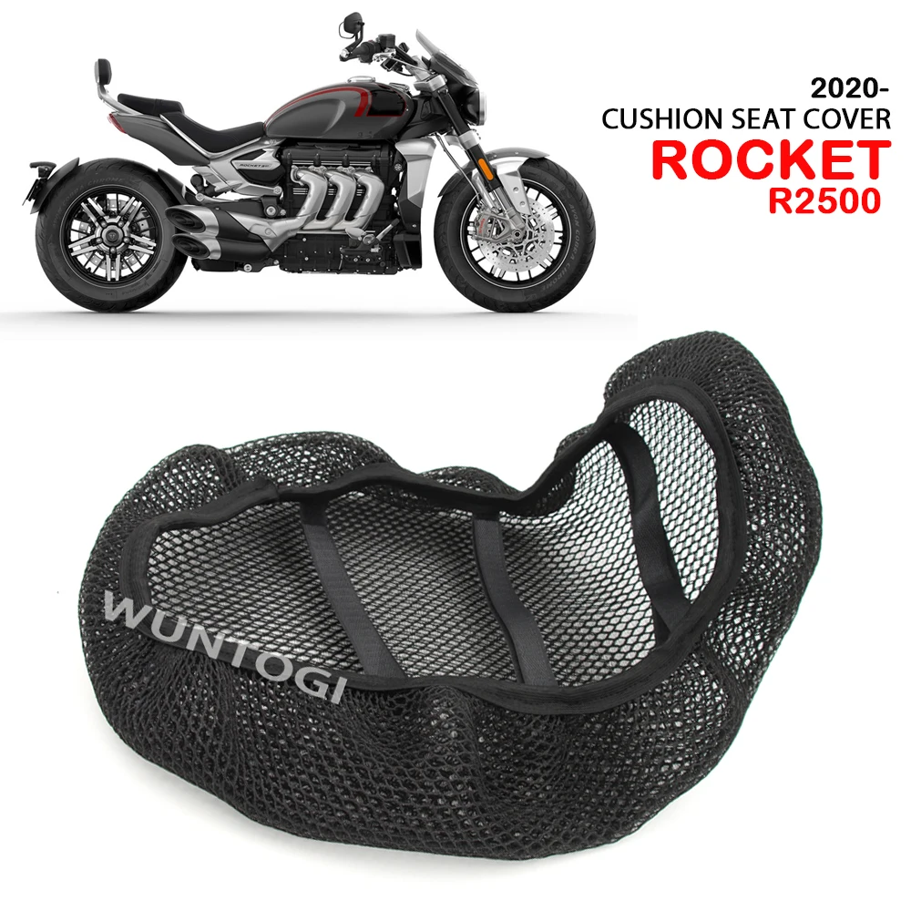 ROCKET R2500 Accessories Anti-Slip 3D Mesh Fabric Seat Cover For Rocket R 2500 2020 - Motorcycle Breathable Waterproof Cushion