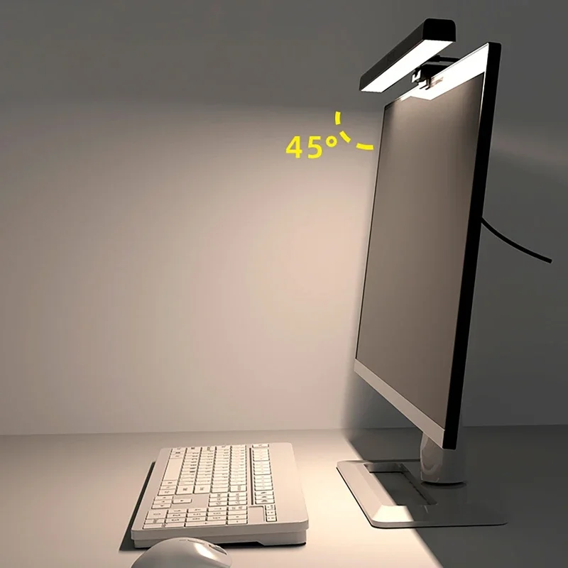 RGB أضواء بار لمراقبة الكمبيوتر ، ستبليس يعتم شاشة معلقة الخفيفة ، USB الخلفية ، شريط شاشة القراءة الخفيفة