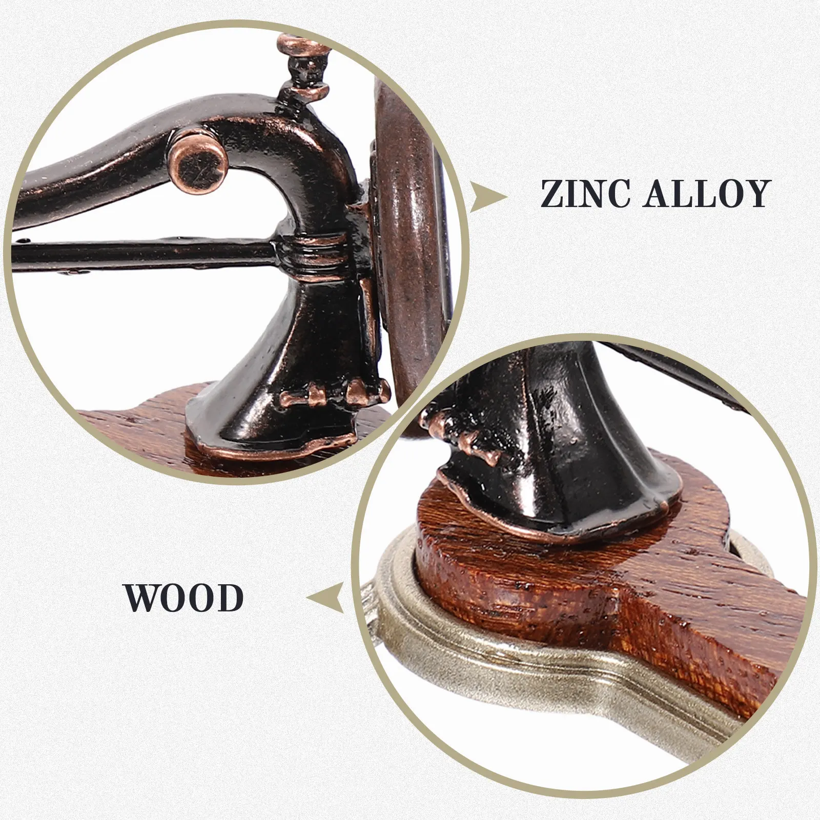 Mini Sewing Machine Retro Design Home Decoration Small House Supplies Creative Miniature Accessories Micro Landscape Decoration