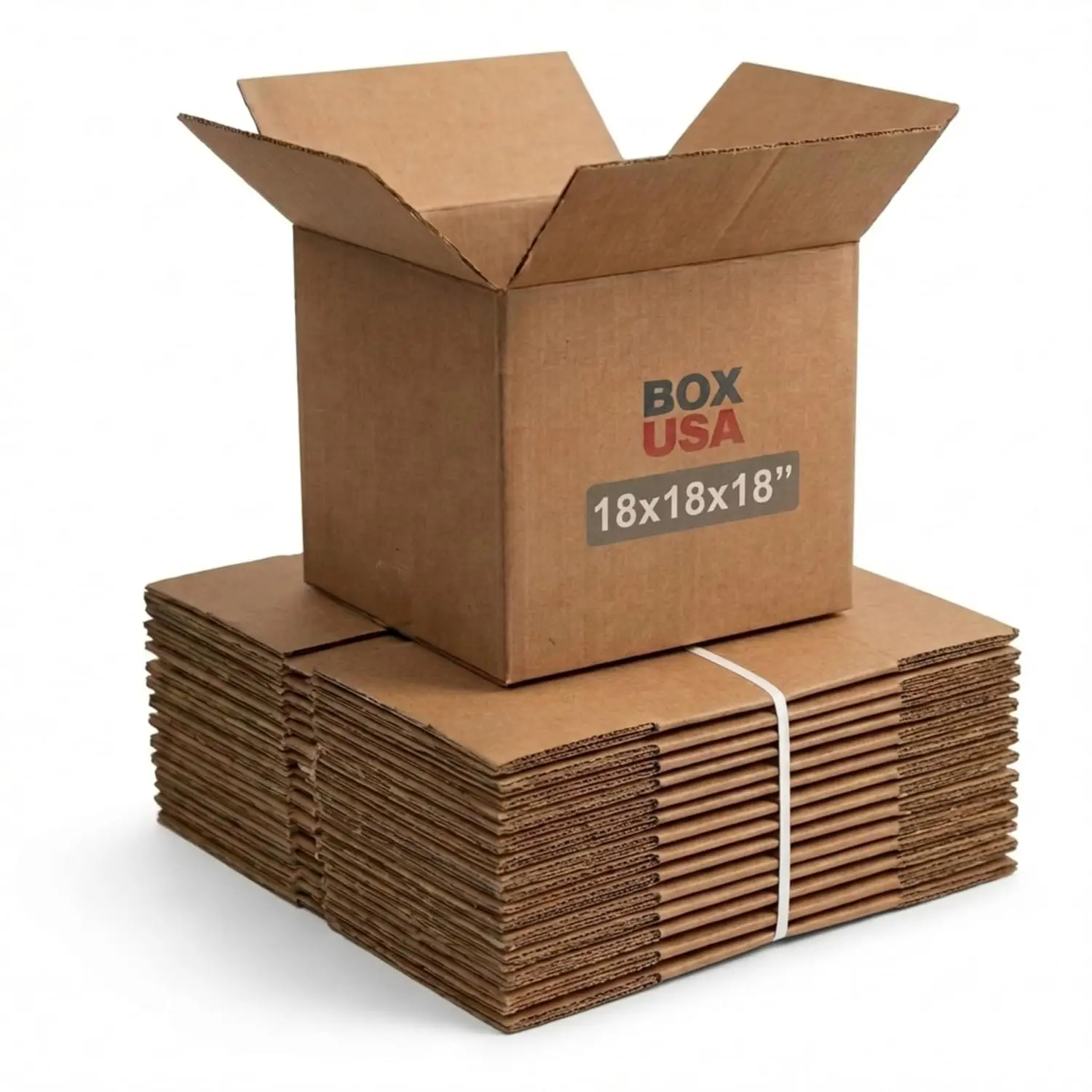 

Medium Corrugated Cardboard Boxes 18"x18"x18" 20-Pack for Moving, Shipping, Packaging and Storage
