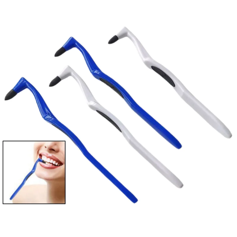 5pcs Tooth Stain Eraser Independent Packaging Teeth Plaque Brush Stain Remover Dental Plaque Remover Polishing Tool Hygiene Care