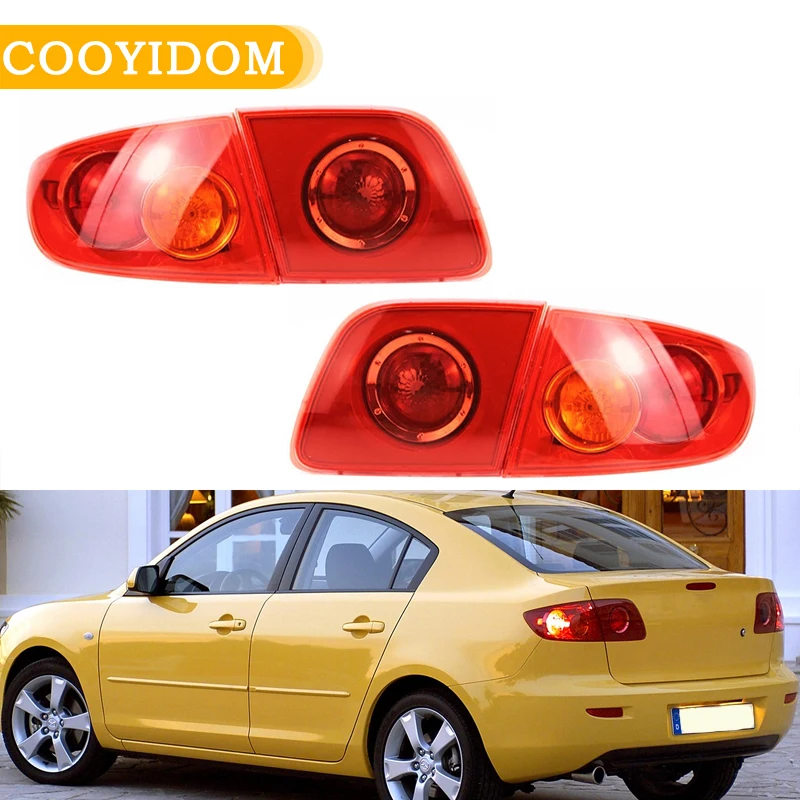 

Tail Light Assembly For Mazda 3 Sedan BK 2006 2007 2008-2012 Brake Lamp Turn Signal Light Warning Headlight Taillamp Auto Parts