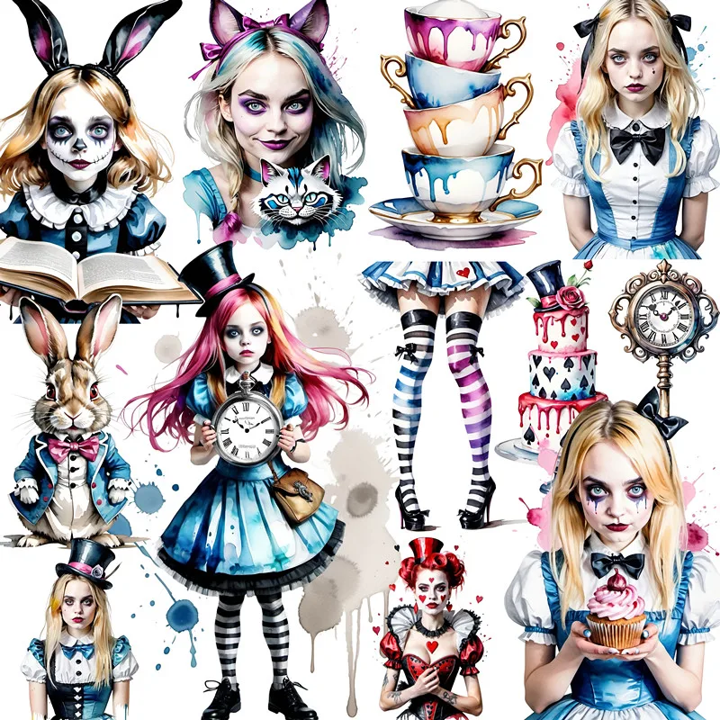 

Gothic girl Stickers Crafts And Scrapbooking stickers kids toys book Decorative sticker DIY Stationery