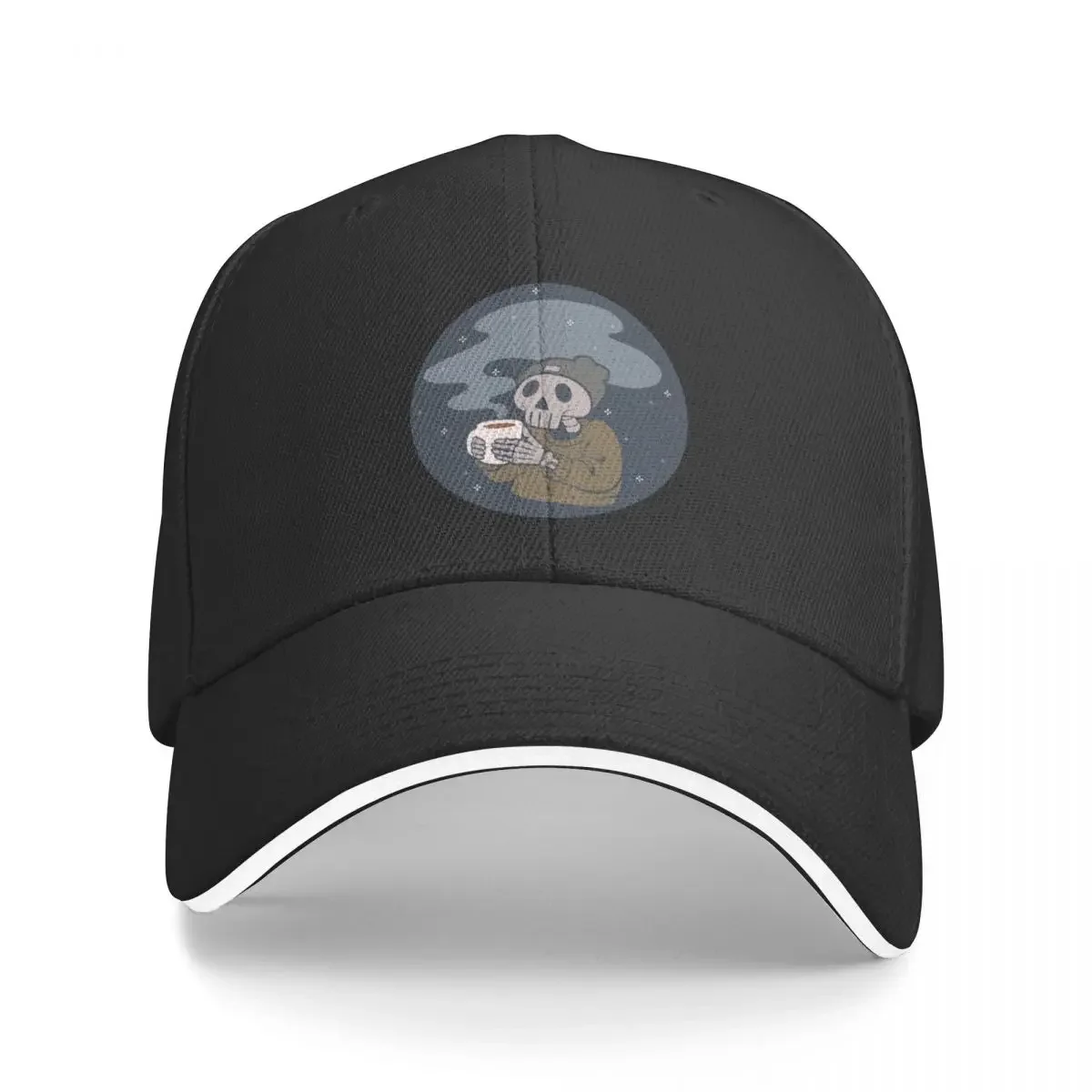 

Skully: Coffee Baseball Cap Rave Beach Wild Ball Hat Hat men Golf Men Women's