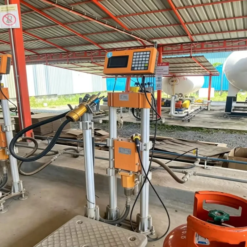 4G Version LPG Filling Scale High-Accuracy Overfilling Protection Auto-cutoff Filling Data Monitoring Easy Maintenance