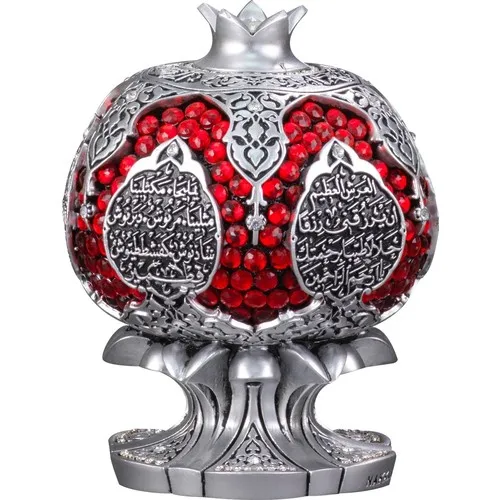 Pomegranate Boytu Medium Size Silver Beret Ant Prayer Sculpture Crafts