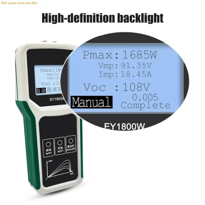 203f Advanced Solars Energy Tester для фотоэлектрических систем 1800W 60a емкость в реальном времени напряжения мониторинг
