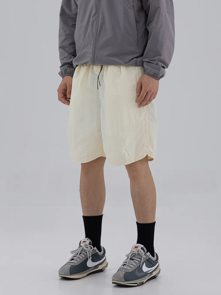 

American Sle Vintage Breathable Wide Leg Five-Point Pants Men's Thin Summer New Loose Slimming Casual orts