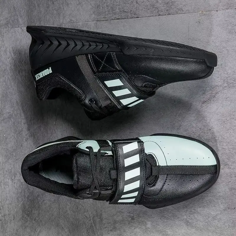 

2025 Popular Men Squat Hard Pull Shoes Anti-Slippery Weight Lifting Sneakers for Unisex Comfortable Indoor Sports Shoe