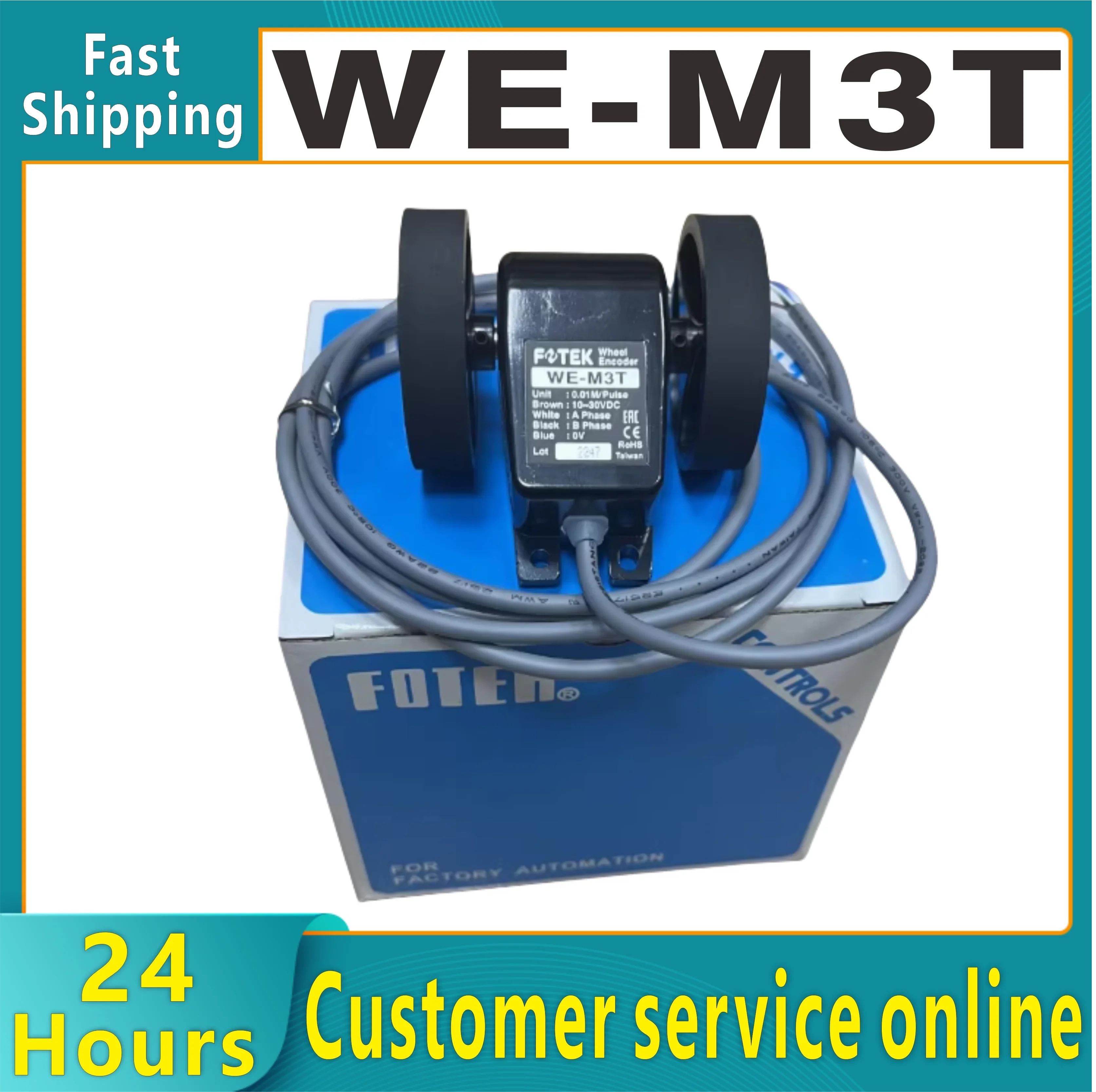 WE-M3T FOTEK Wheel Length Encoder Sensor Counter Original 100% Brand New