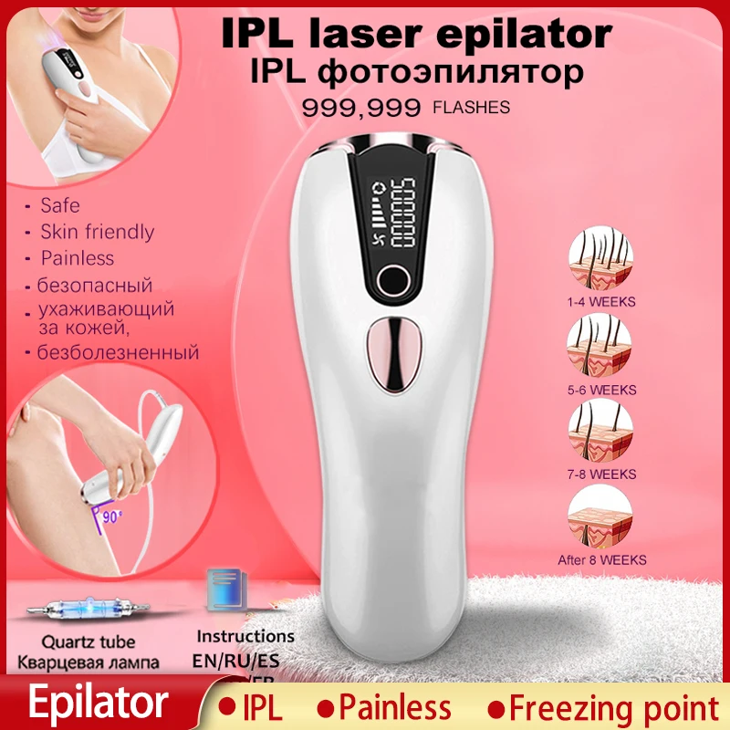 

Xiaomi Youpin New Laser Epilator Women IPL Freezing Point Hair Removal Device Permanent Painless Body Home Electric Depilador