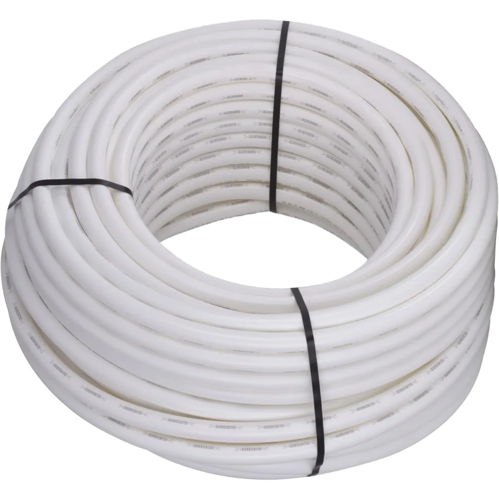 1 Inch x 300 Feet White PEX-B, PEX Pipe Flexible Water Tubing for Plumbing, U880W300