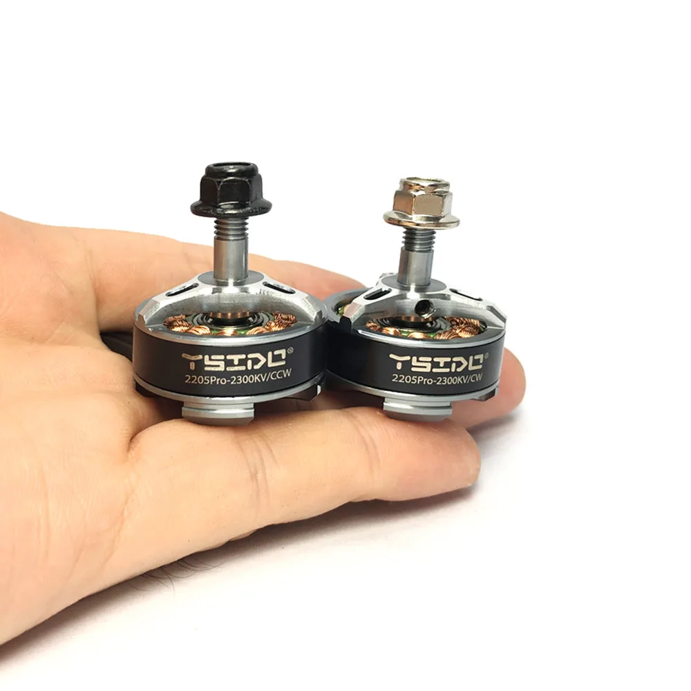 YSIDO 2205PRO 2205 2300KV CW CCW Motor sin escobillas para FPV RC QAV250 X210 Racing Drone multicóptero