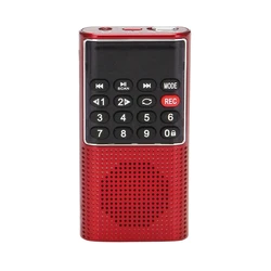 5X L-328 Mini Portable Pocket FM Auto Scan Radio Musique Audio Lecteur MP3 Extérieur Petit Haut-Parleur Avec Enregistreur Vocal