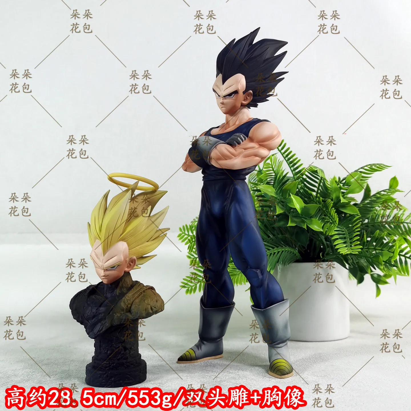 

Коллекционная аниме-статуэтка Dragon Ball Vegeta GK: Супер Сайян в форме Ангела с бюстом, украшение для рабочего стола для фанатов аниме и отаку