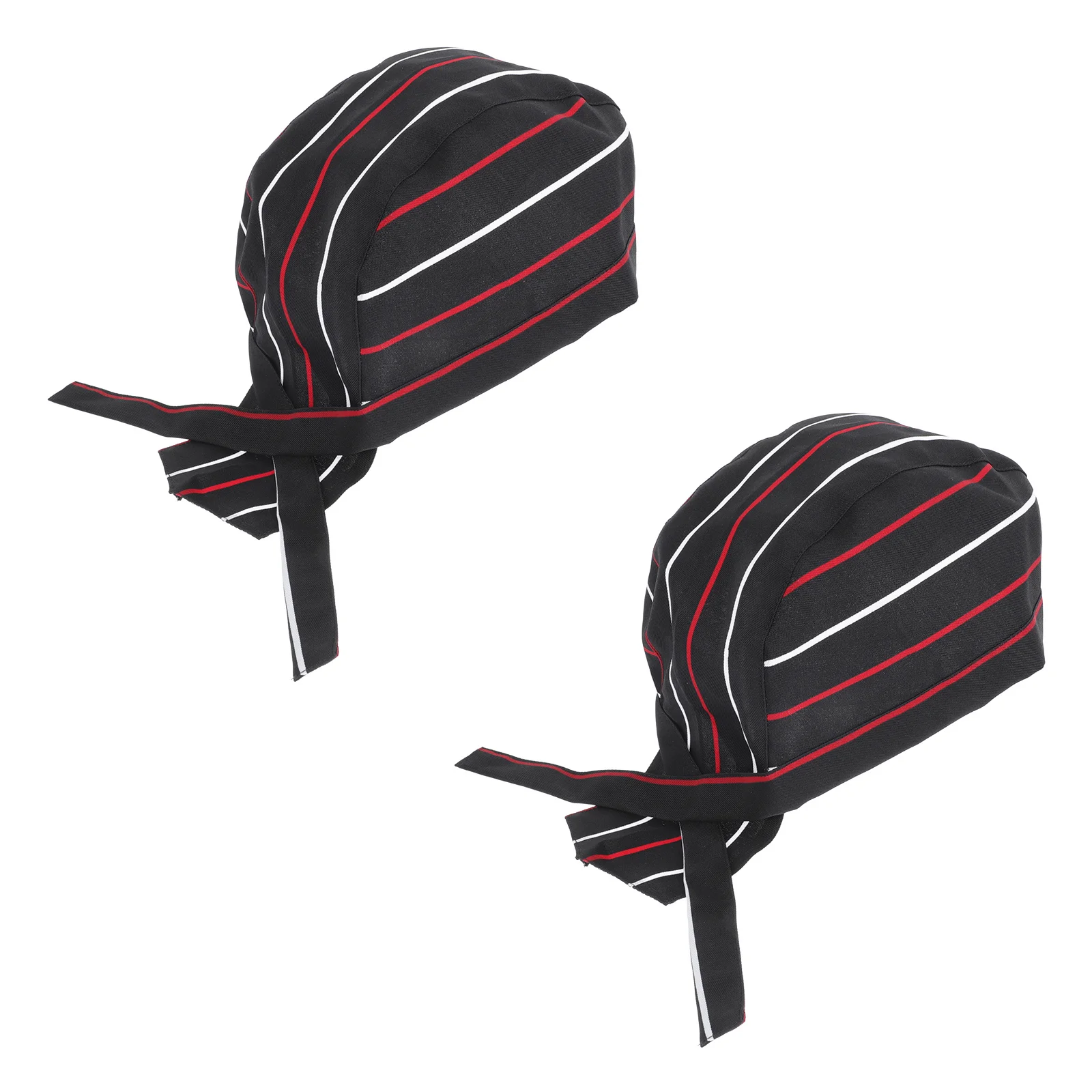 2 Buah Topi Koki Bentuk Topi Bajak Laut Poliester Ramah Lingkungan yang Dapat Disesuaikan untuk Pria Wanita Topi Koki Pakaian Sehari-hari Sekolah Katering