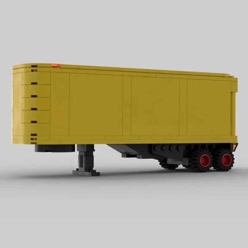 都市車両シリーズ Moc ビルディングレンガトラクタートレーラーモデル技術モジュラーブロック建設 DIY 組立おもちゃギフト