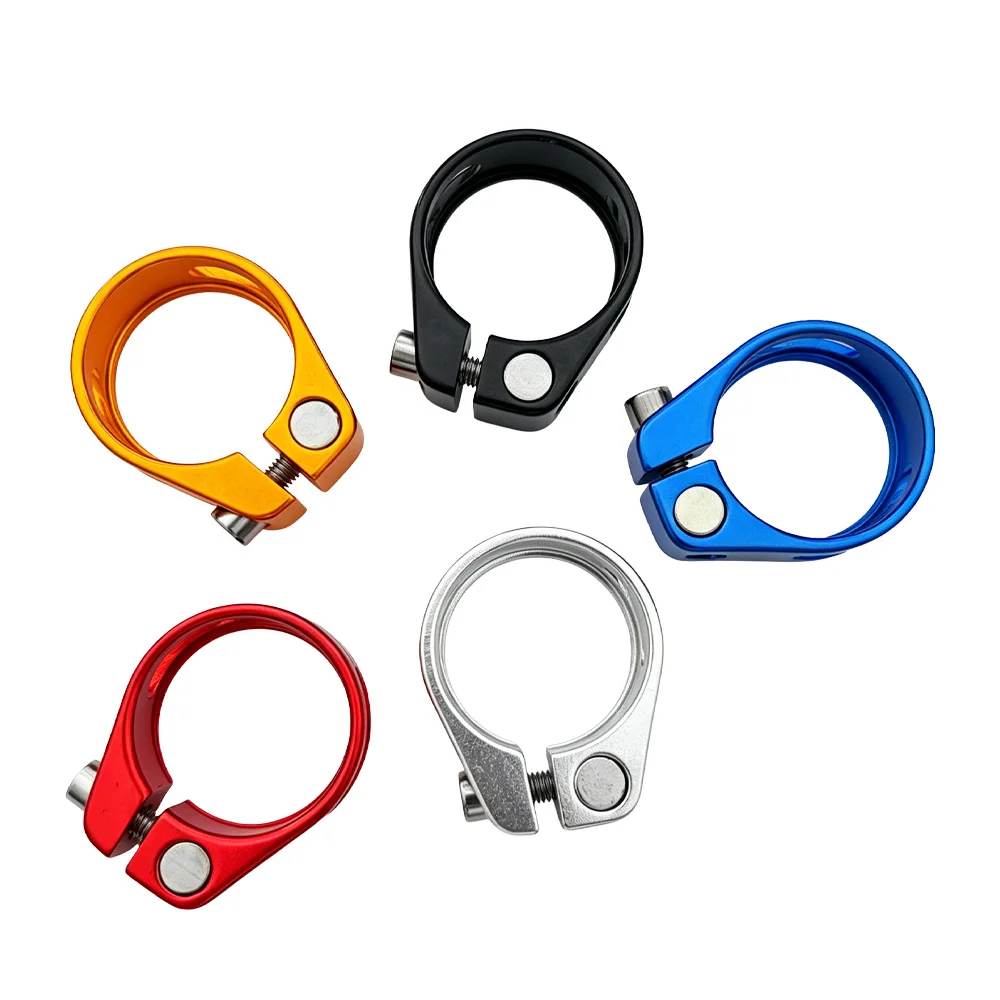 Verstellbare Fahrrad-Sattelstützenklemme mit Kragen aus Aluminiumlegierung für 31,8 mm/34,9 mm – Detail 9