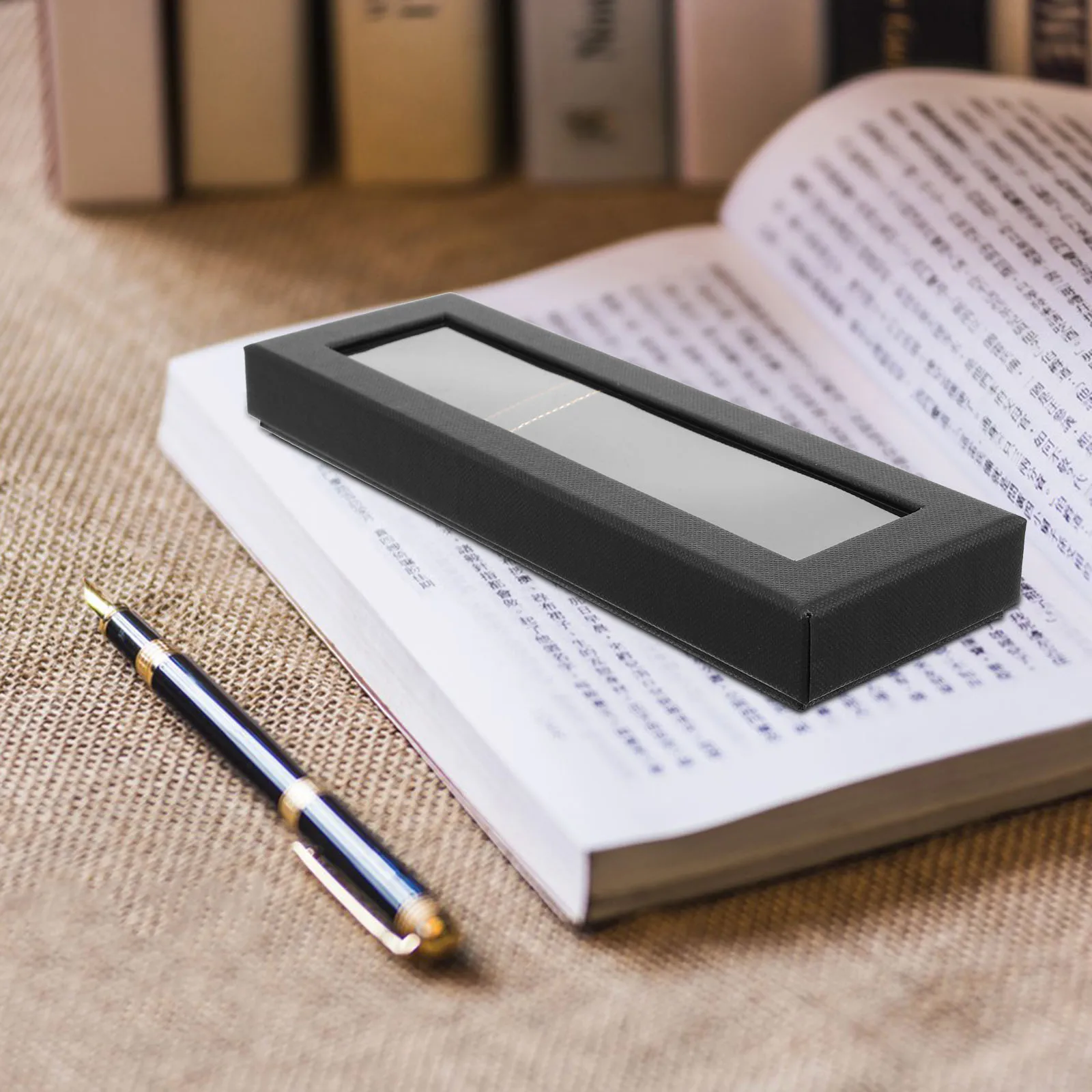 Boîte à stylos 2 pièces, étui d'emballage cadeau, petits étuis, conteneur d'exposition, fontaine de rangement en Satin