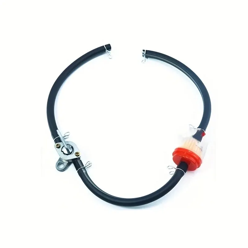 6MM Motorcycle Dirt Bike ATV Scooter Fuel Tank Petcock Valve Switch Inner Filter Gasoline Petrol Line Hose Tube Clips 50-200CC