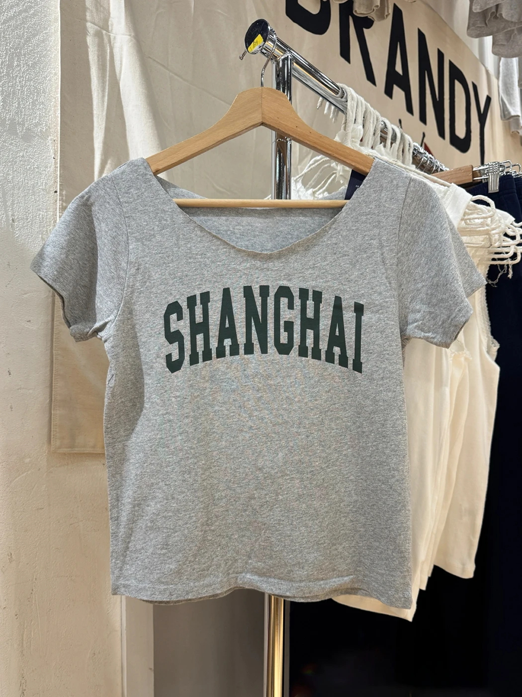 Letter Print Rolled Neck T-Shirt Women Summer Casual Off Shoulder Cotton Vintage Tees Tops Fashion Y2k Crop Top T-Shirts 2025