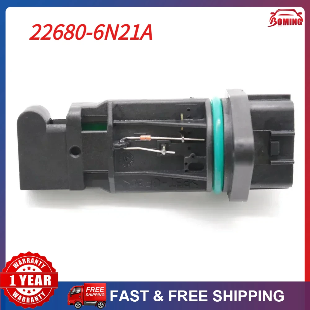 

NEW MAF Mass Air Flow Meter Sensor 22680-6N21A For Nissan Pathfinder P11 P12 WP11 WP12 ALMERA TINO V10 2.0 PRIMERA 250 300GT Te