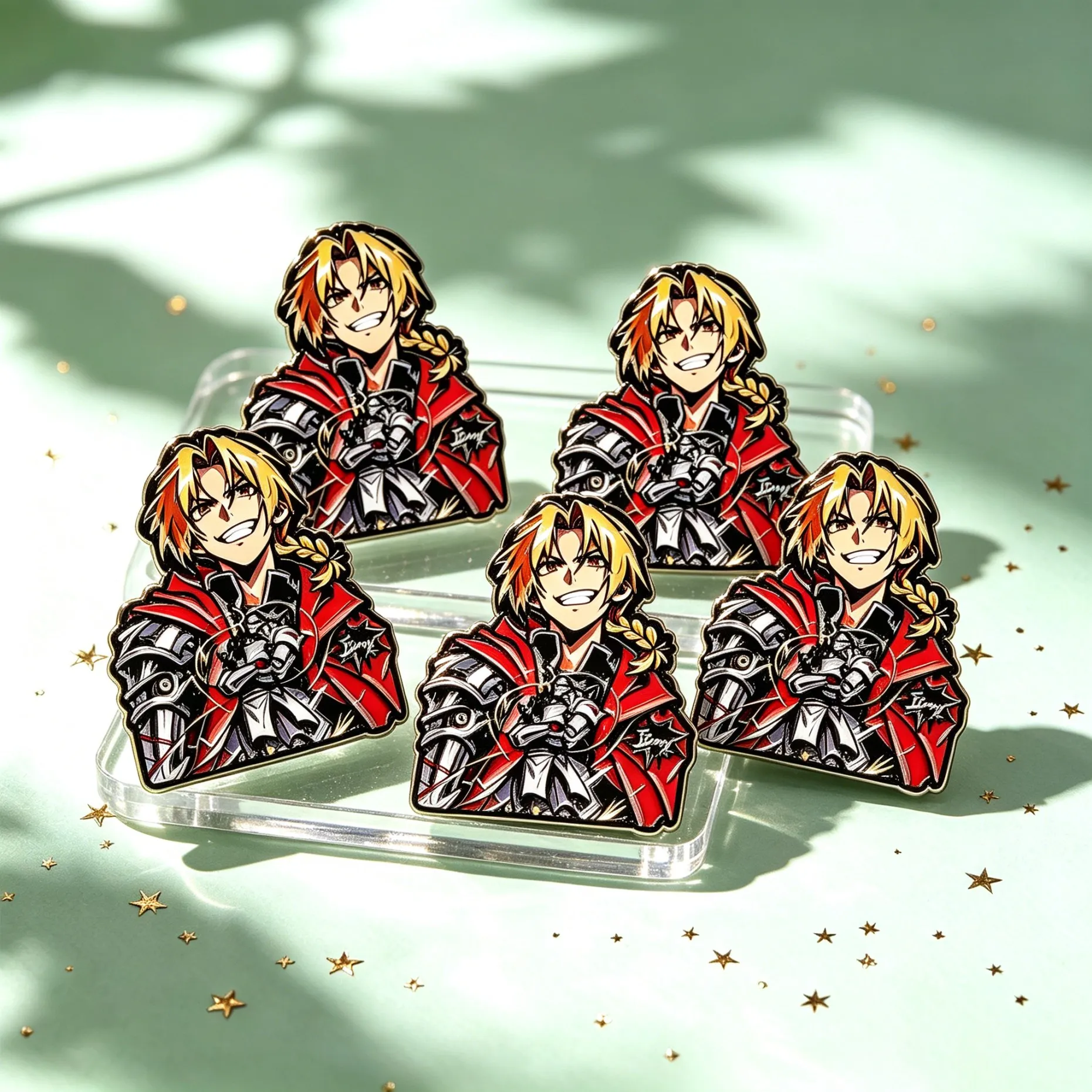 5pcs Cool Stuff Enamel Pin Lapel Pin Anime Brooches For Women Clothes Jewelry Metal Pins Backpack Hat Badge Accessories