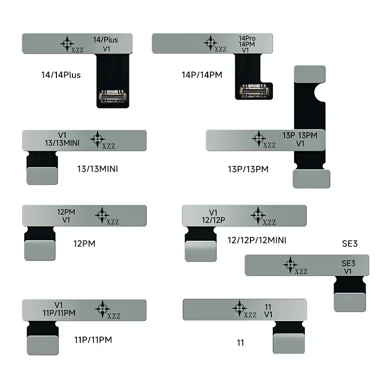 XZZ Xinzhizao-Sem necessidade de programador, leitura de dados, bateria flexível para iPhone 11, 12, 14, 13 Pro Max, saúde, pop-up, reparação de janelas