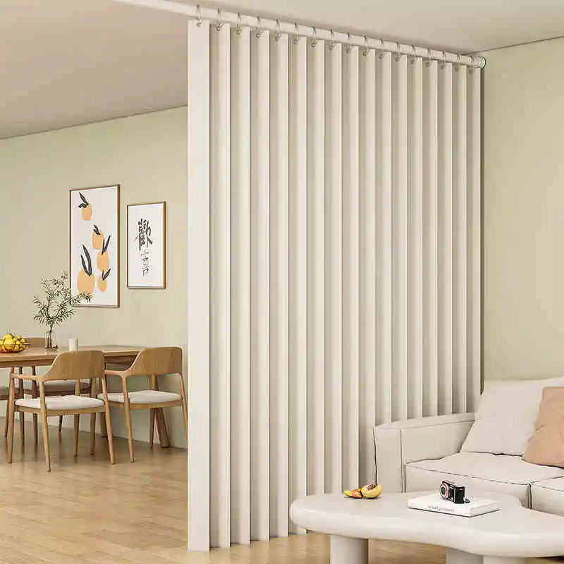 Accordion Style Door Curtains, Closet Curtains for Open Closet, Privacy Protection Pleated Folding Curtain for Room Divider