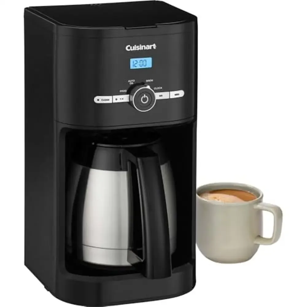 Thermal Coffee Maker with 24-Hour Programmability and Gold Tone Filter Renewed Cuisinart DCC-1170BK