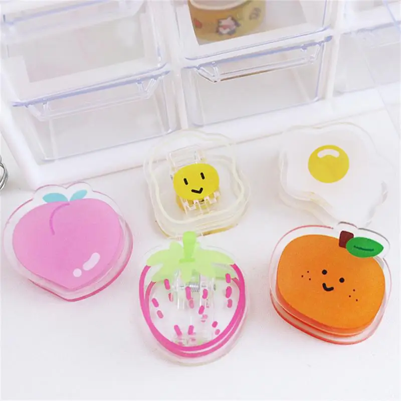 

Cartoon Acrylic Paper Clip Kawaii Bear Decorative Bookmark Binder Clips Memo Clip School Office Stationery