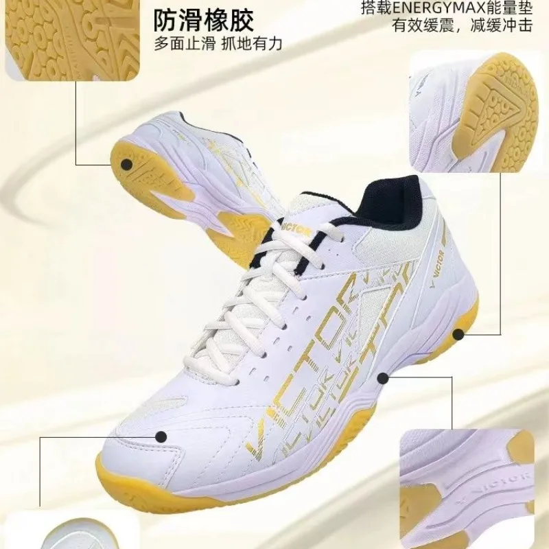 Professional Badminton Shoe Non-slip Breathable Table Tennis Shoes Wear-resistant Tennis Shoes Men's and Women's Sports Shoe