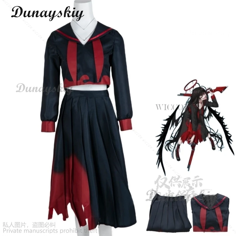 

Anime Game Blue Archive Kenzaki Tsurugi Cosplay Costume Project MX Japan South Korea JK Uniform Skirt Woman Sexy Halloween Suit