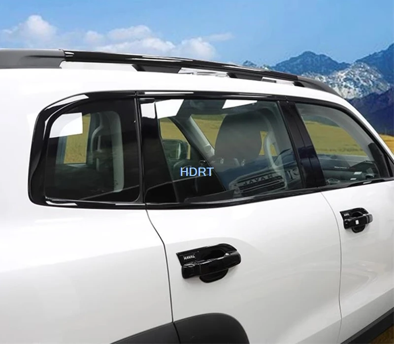 Car Style Roof Luggage Rack Trim Fit For Great Wall GWM Haval Dargo 1th 2020 + Protector Decoration Accessories Exterior Sticker