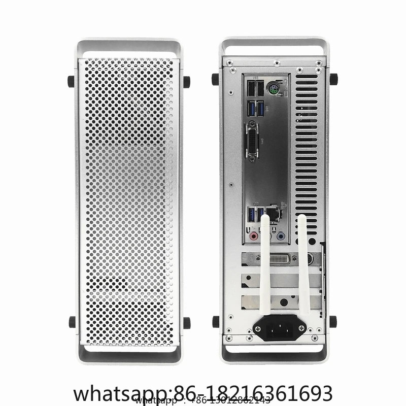 

2026--G5 desktop computer host side through chassis / Aluminum Mini DIY assembly machine small chassis power back line