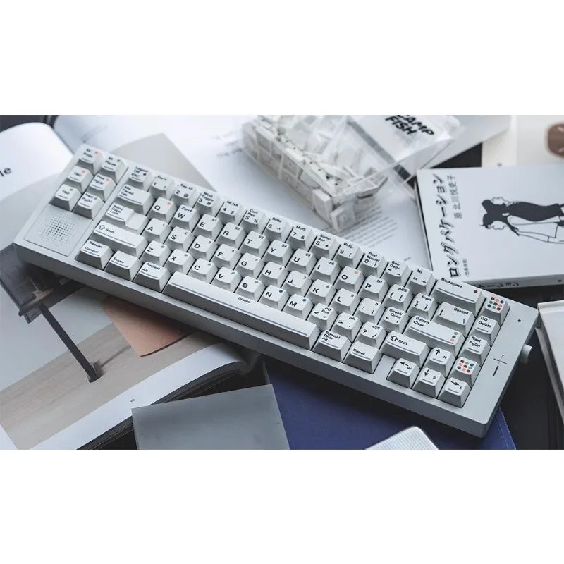 

Набор белых тематических колпачков для клавиш Cherry Profile PBT сублимация 149 клавиш, колпачки для клавиш ручной работы на заказ для механической клавиатуры, подарочные аксессуары