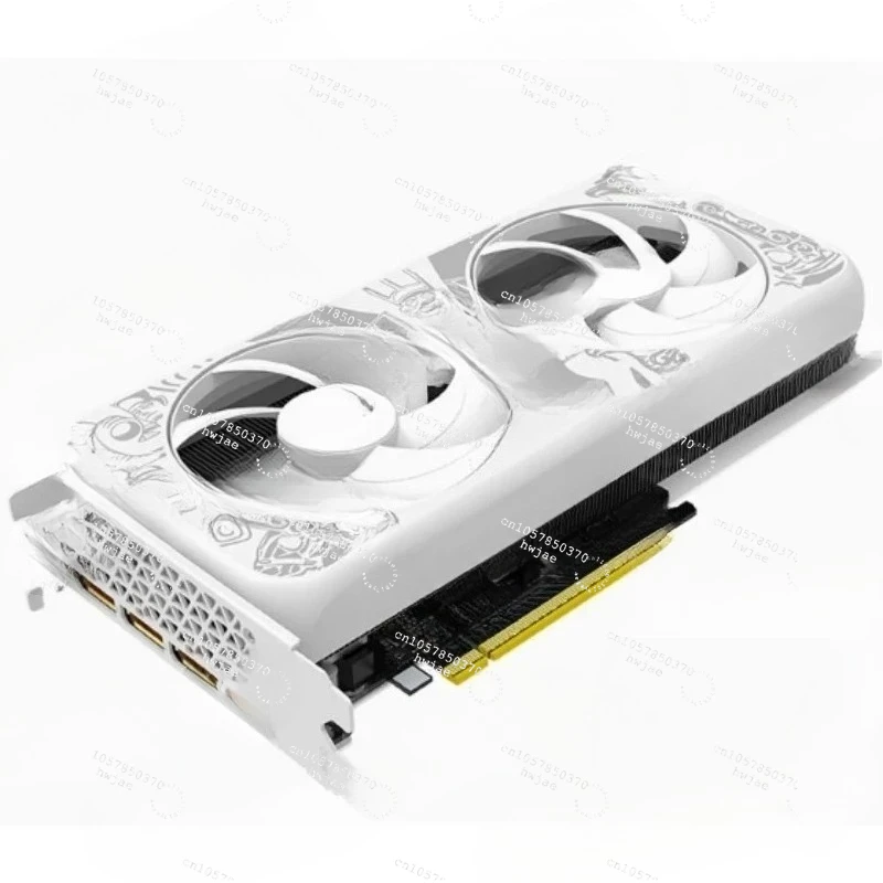 RTX5060 8G White Desktop Computer Live Game Independent Graphics Card
