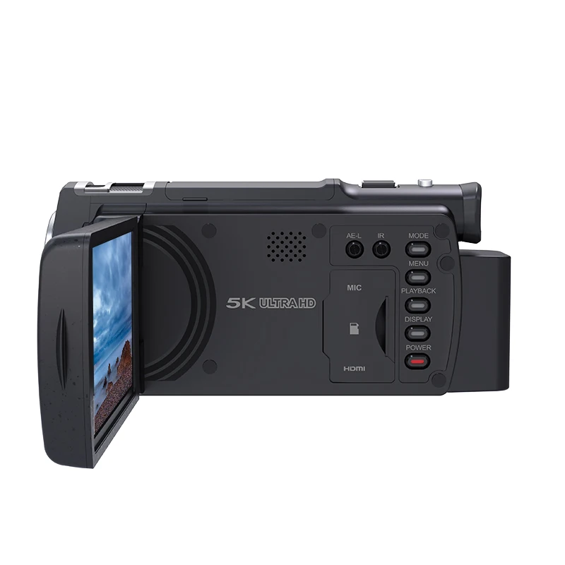 ORDRO XV80 Live Streams Digital Camera Camcorder 4K 12X Optical Zoom Big Touchscreen for Photograph YouTube Videos