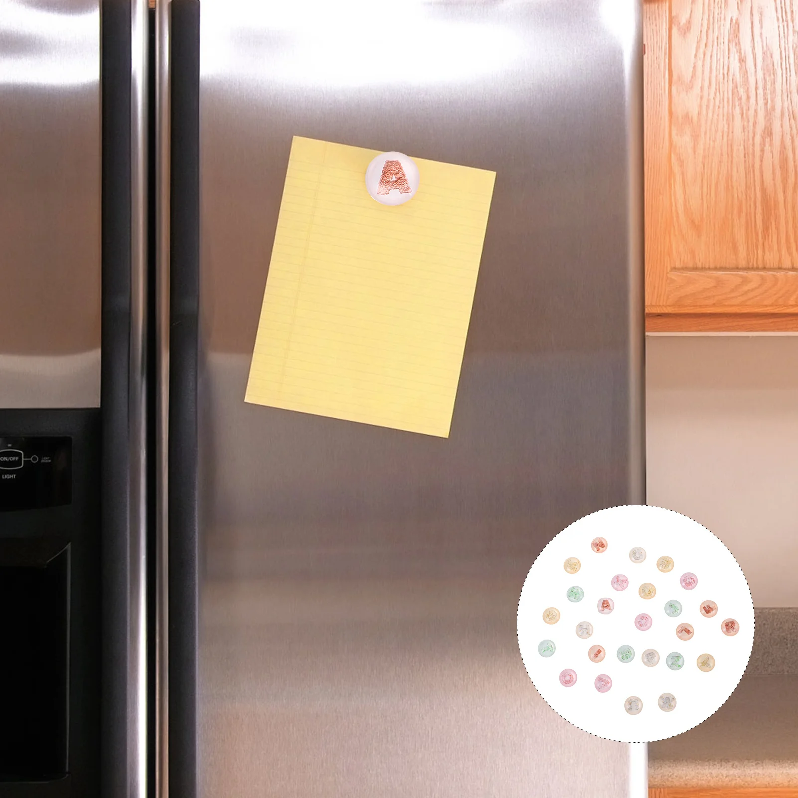 

26 pcs Alphabet Magnets For Fridge Refrigerator Magnetic Letters Decor Glass Surface Hold Home Office Decoration Fridge