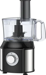 Blender, Chopper, Mixer, Citrus Juicer, Grinder, Dough Maker, Shredder, Slicer, 10 in 1 500W Multifunctional Food Processor