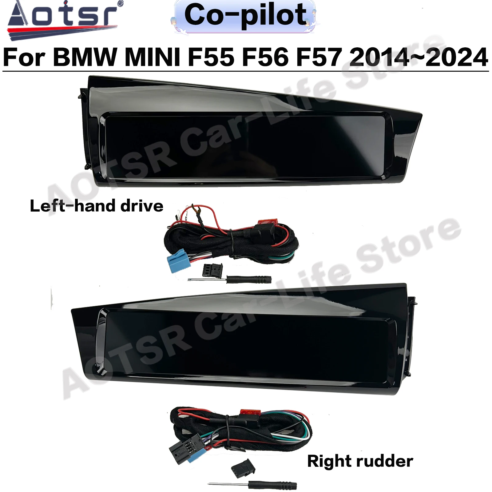 

LHD RHD Co-pilot KM/Mile For BMW MINI F55 F56 F57 2014~2024 Car Instrument Cluster Display Virtual Cockpit Instrument