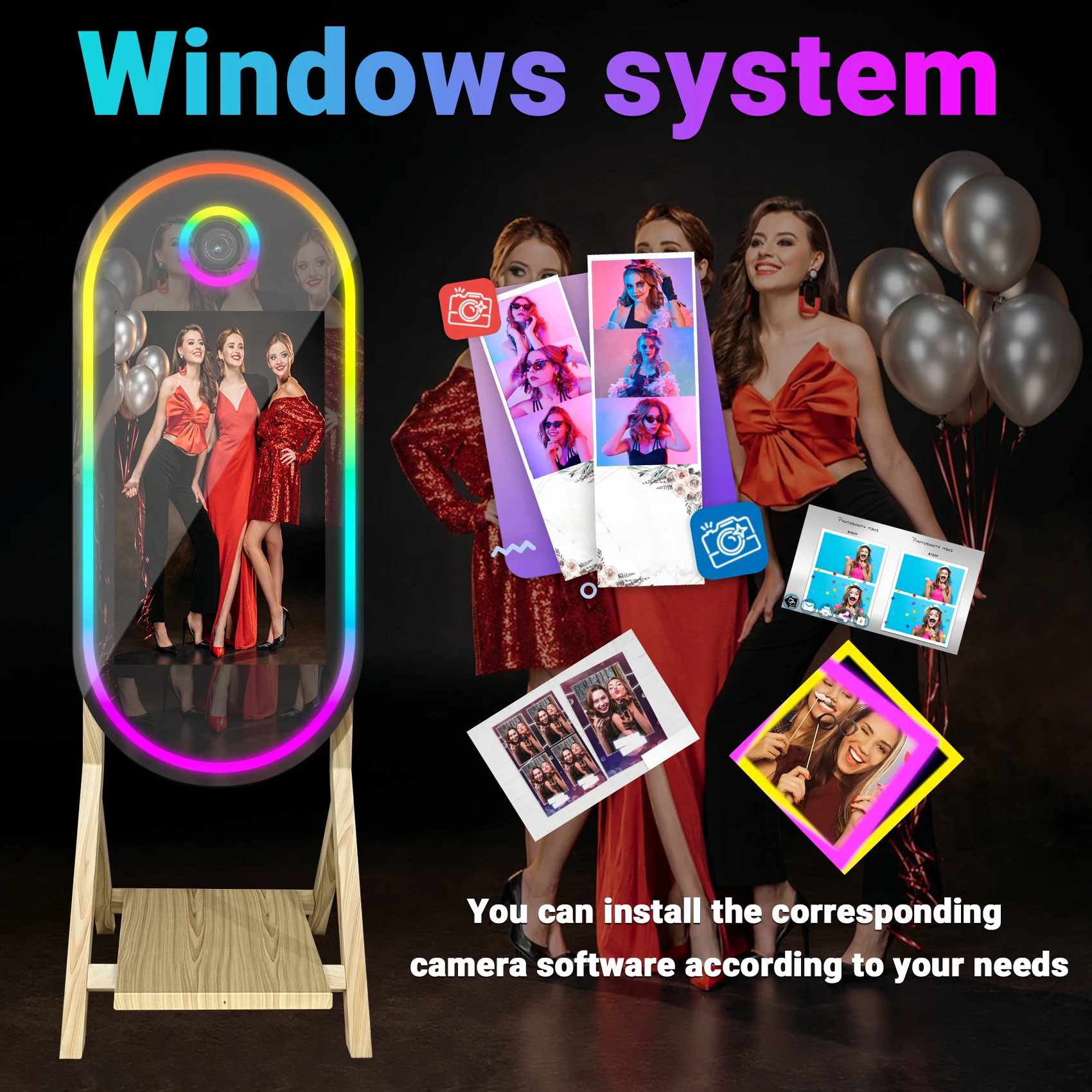 Magic Mirror Photo Booth with - огляд і ціна Photo Booth Machine