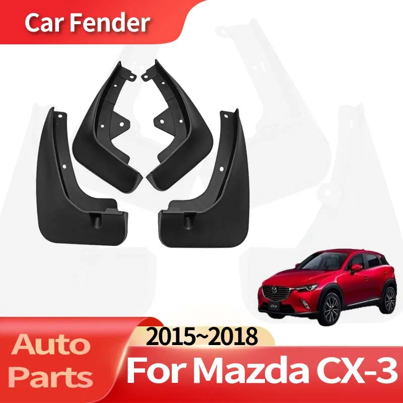 

Auto Accessories For Mazda CX-3 2015~2018 Fender Lining Car Fender Anti-sand Splash Mud Guard Skin Punch-free Installation Tools