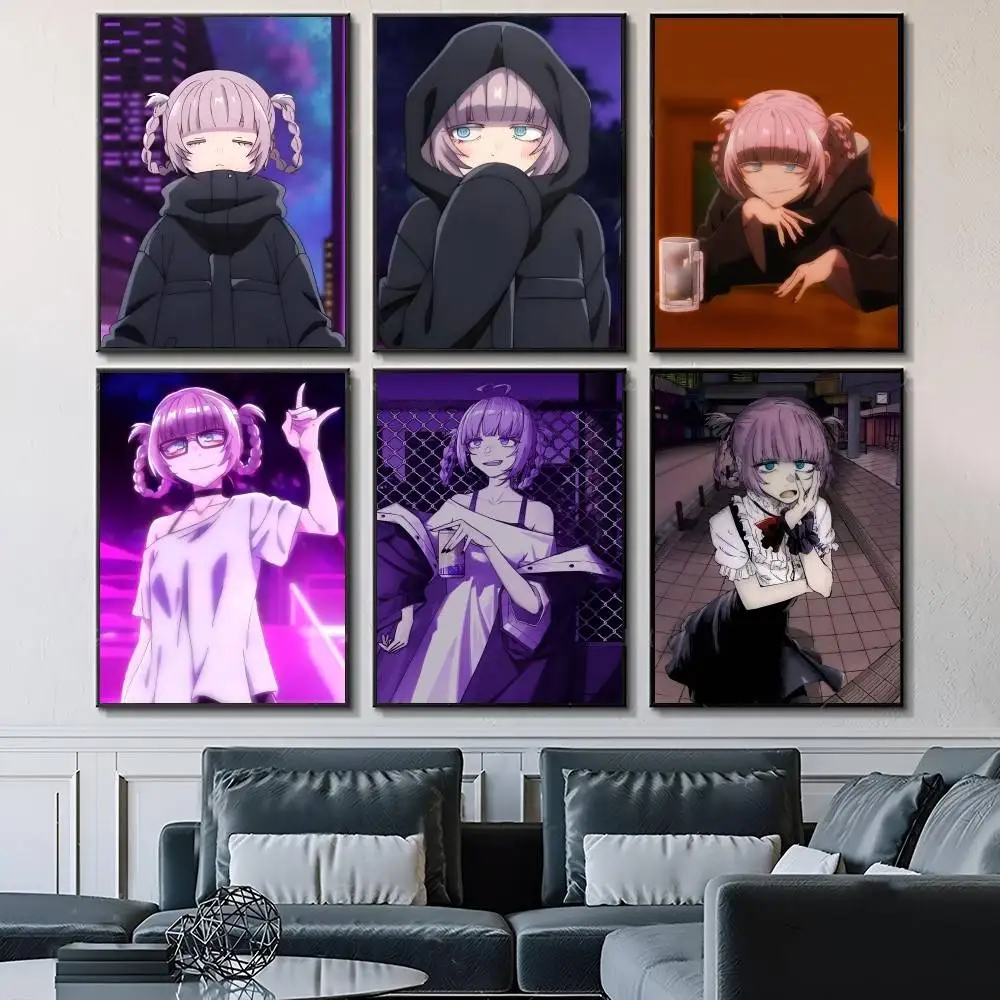 Cartoon Anime C-Call of the N-Night Nazuna Nanakusa Posters Fancy Wall Sticker for Living Room Bar Decoration Wall Decor